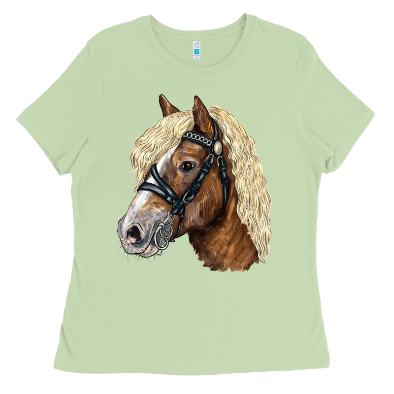 Haflinger Avelignese Horse Ladies Tee by LillyAllenDesigns | Teevron