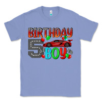 Colony Blue birthday boy 5 Classic Tee - BundleAndBundleShop
