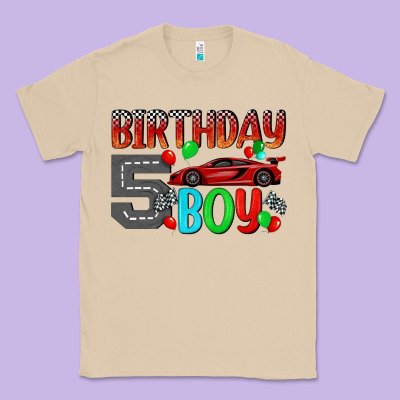 Birthday Boy 5 Classic Tee Designed By Bundleandbundleshop