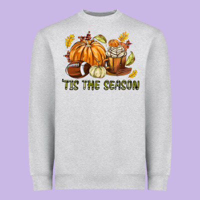 Tis The Season Fall Heavyweight Sweatshirt Designed By Texasbilliewilder