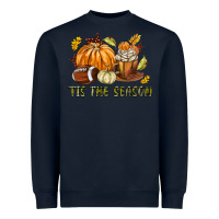 Navy Tis The Season Fall Heavyweight Sweatshirt - texasbilliewilder