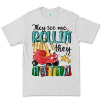 Dove Grey they see me rollin' they hatin' Premium Tee - MaliasSmallBusiness