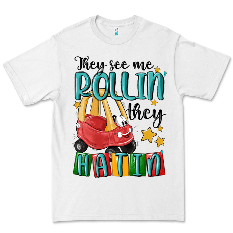 They See Me Rollin' They Hatin' Premium Tee by MaliasSmallBusiness | Teevron