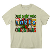 Mossy just a girl who loves christmas Heavy Core Tee - AdoDesignShop