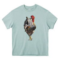 Arona cream legbar rooster Heavy Core Tee - LillyAllenDesigns