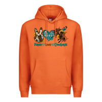 Carrot peace love cowboys Premium Hoodie - OliviaCreatesArt