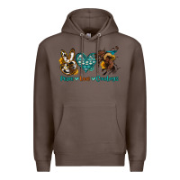Peace Love Cowboys Premium Hoodie | Teevron