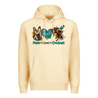 Pina Colada peace love cowboys Premium Hoodie - OliviaCreatesArt