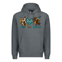 Rock peace love cowboys Premium Hoodie - OliviaCreatesArt