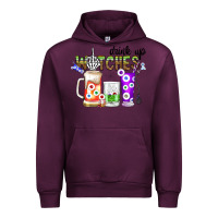 Mauve Wine Drink Up Witches Urban Hoodie - CowhideDigitalArt