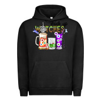 Pigment Black Drink Up Witches Urban Hoodie - CowhideDigitalArt