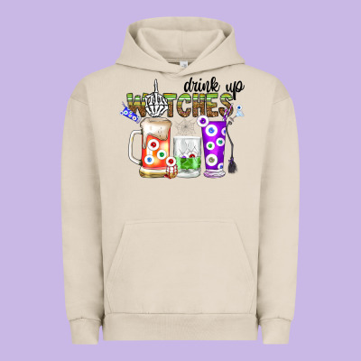 Drink Up Witches Urban Hoodie Designed By Cowhidedigitalart