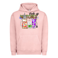 Pigment Salmon Drink Up Witches Urban Hoodie - CowhideDigitalArt