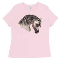 Bubblegum Pink Arabian Horse Ladies Tee - LillyAllenDesigns