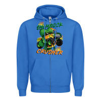 True Royal Shamrock crusher St. Patrick's Day Zipper Hoodie - CowGirlArtShop