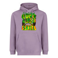 Lavender I don't need luck i've got skill st. patricks day Heavyweight Hoodie - FaDigitalArtStudio
