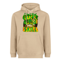 Mushroom I don't need luck i've got skill st. patricks day Heavyweight Hoodie - FaDigitalArtStudio