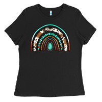 Black blessed western rainbow Ladies Tee - Jasminsmagicworld