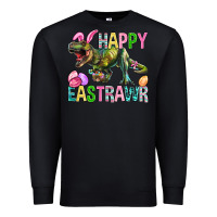 Black Happy Eastrawr Easter Premium Sweatshirt - BundleAndBundleShop
