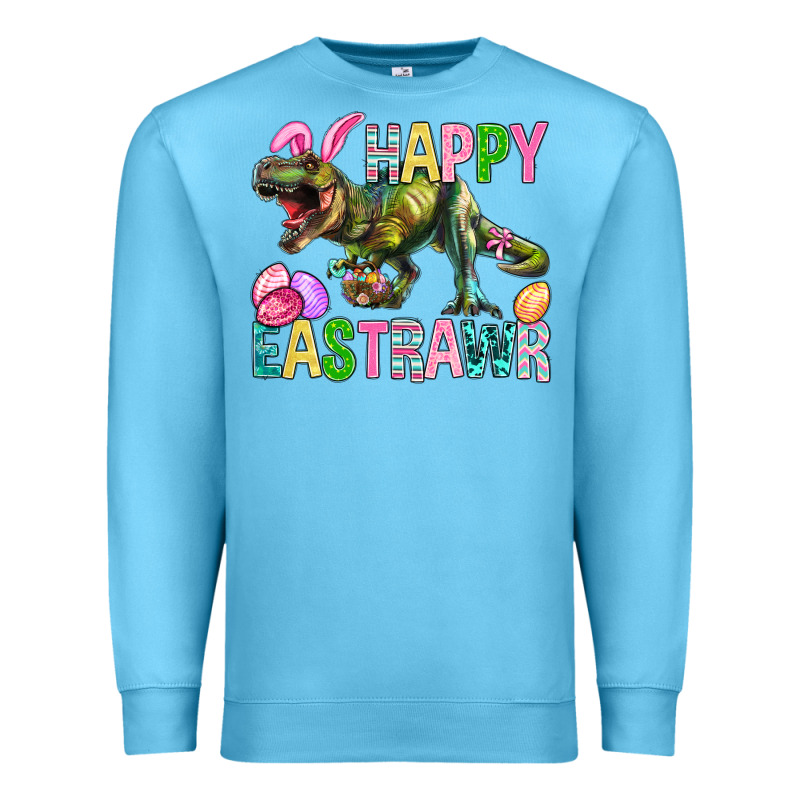 Happy Eastrawr Easter Premium Sweatshirt by BundleAndBundleShop | Teevron