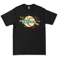 Black softball mama Premium Tee - MaliasSmallBusiness