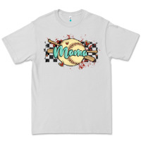 Dove Grey softball mama Premium Tee - MaliasSmallBusiness
