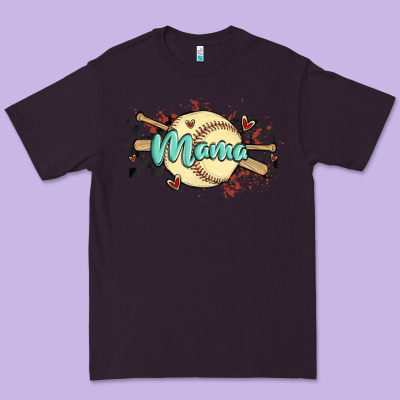 Softball Mama Premium Tee Designed By Maliassmallbusiness