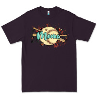 Plum softball mama Premium Tee - MaliasSmallBusiness