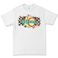 White softball mama Premium Tee - MaliasSmallBusiness