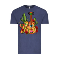 Vintage Denim mexican guitar Vintage Tee - LillyAllenDesigns