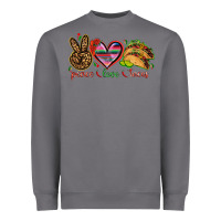 Storm Peace love tacos Heavyweight Sweatshirt - NancyCooperArtShop