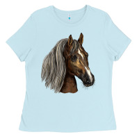 Baby Blue Tennessee Horse Ladies Tee - LillyAllenDesigns