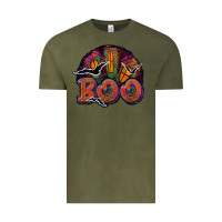 Vintage Olive boo Vintage Tee - JahusDesignShop
