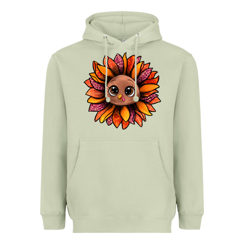 Turkey Sunflower Bbs Heavyweight Hoodie by BundleAndBundleShop | Teevron