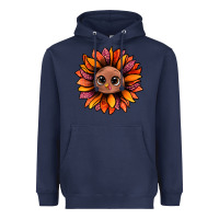 Navy turkey sunflower bbs Heavyweight Hoodie - BundleAndBundleShop
