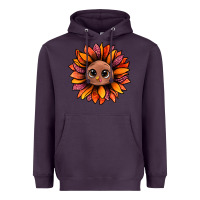 Plum turkey sunflower bbs Heavyweight Hoodie - BundleAndBundleShop