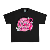 Black breast cancer awareness we fight together Urban Heavy Tee - LillyAllenDesigns