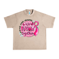 French Oak breast cancer awareness we fight together Urban Heavy Tee - LillyAllenDesigns