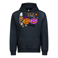 Navy Fab Boo Lous Urban Hoodie - CowhideDigitalArt