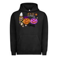 Pigment Black Fab Boo Lous Urban Hoodie - CowhideDigitalArt