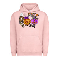 Pigment Salmon Fab Boo Lous Urban Hoodie - CowhideDigitalArt
