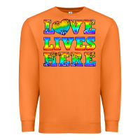 Carrot Western Love Lives Here Premium Sweatshirt - BundleAndBundleShop
