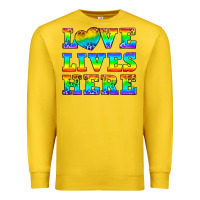 Western Love Lives Here Premium Sweatshirt | Teevron