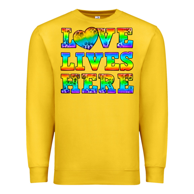 Western Love Lives Here Premium Sweatshirt by BundleAndBundleShop | Teevron