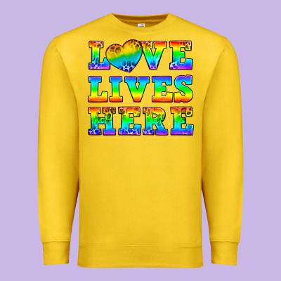 Western Love Lives Here Premium Sweatshirt Designed By Bundleandbundleshop