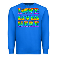True Royal Western Love Lives Here Premium Sweatshirt - BundleAndBundleShop