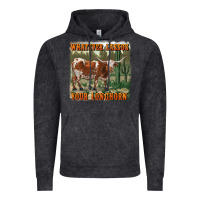 Vintage Black whatever lassos your longhorn Vintage Hoodie - RanaPortraitStore