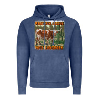 Vintage Denim whatever lassos your longhorn Vintage Hoodie - RanaPortraitStore