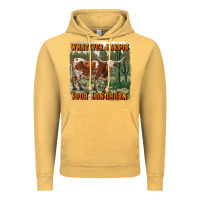 Vintage Mustard whatever lassos your longhorn Vintage Hoodie - RanaPortraitStore