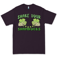 Plum shake your shamrocks Premium Tee - MaliasSmallBusiness